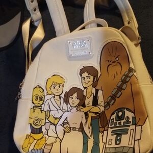 Loungfly Disney & Star Wars Collab Mini Vegan Leather Backpack